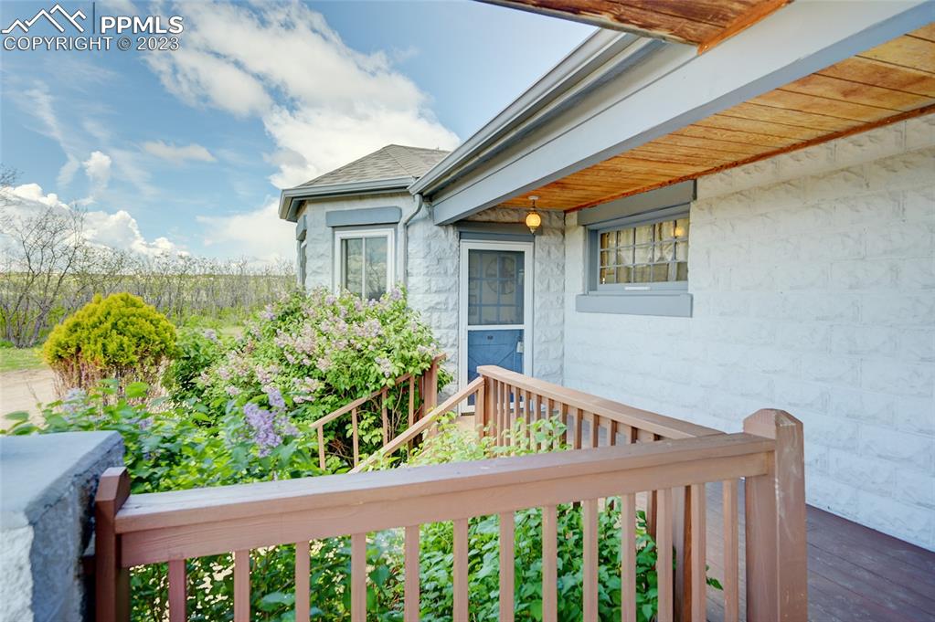 13880 Eastonville Road Elbert, CO 80106 - Photo 5 of 44 a street view from balcony