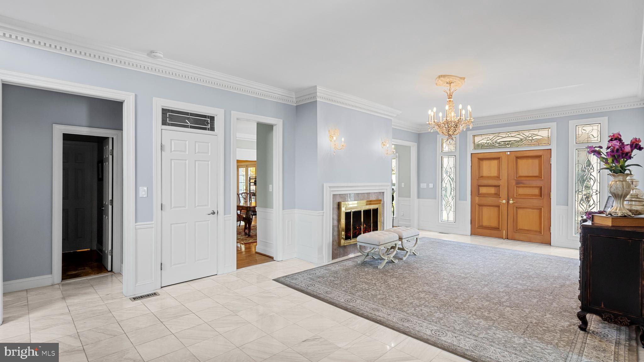 927 Western Road Hunt Valley, MD 21030 - Photo 11 of 80 a view of a livingroom with an empty space and a fireplace