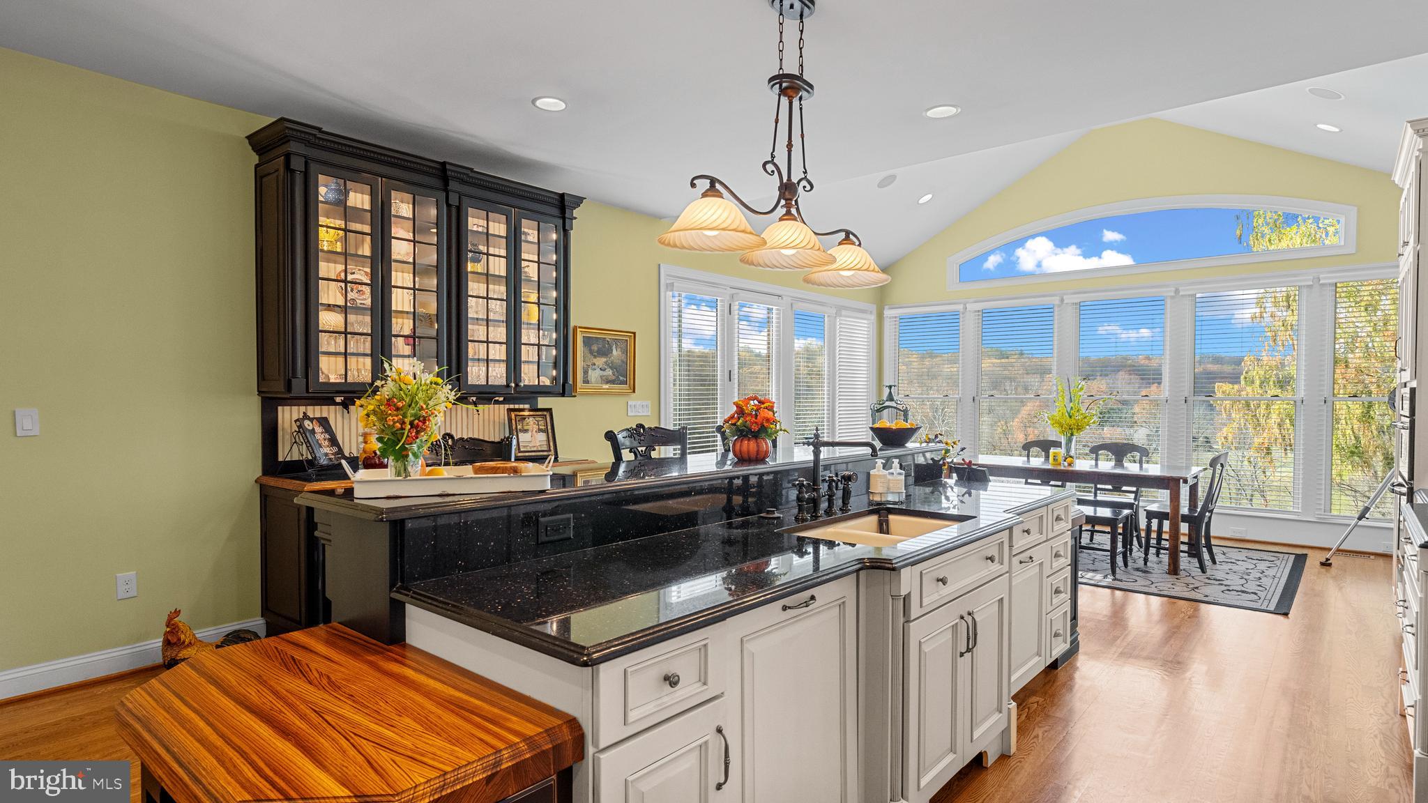 927 Western Road Hunt Valley, MD 21030 - Photo 21 of 80 a kitchen with stainless steel appliances granite countertop a sink a stove and a wooden floors