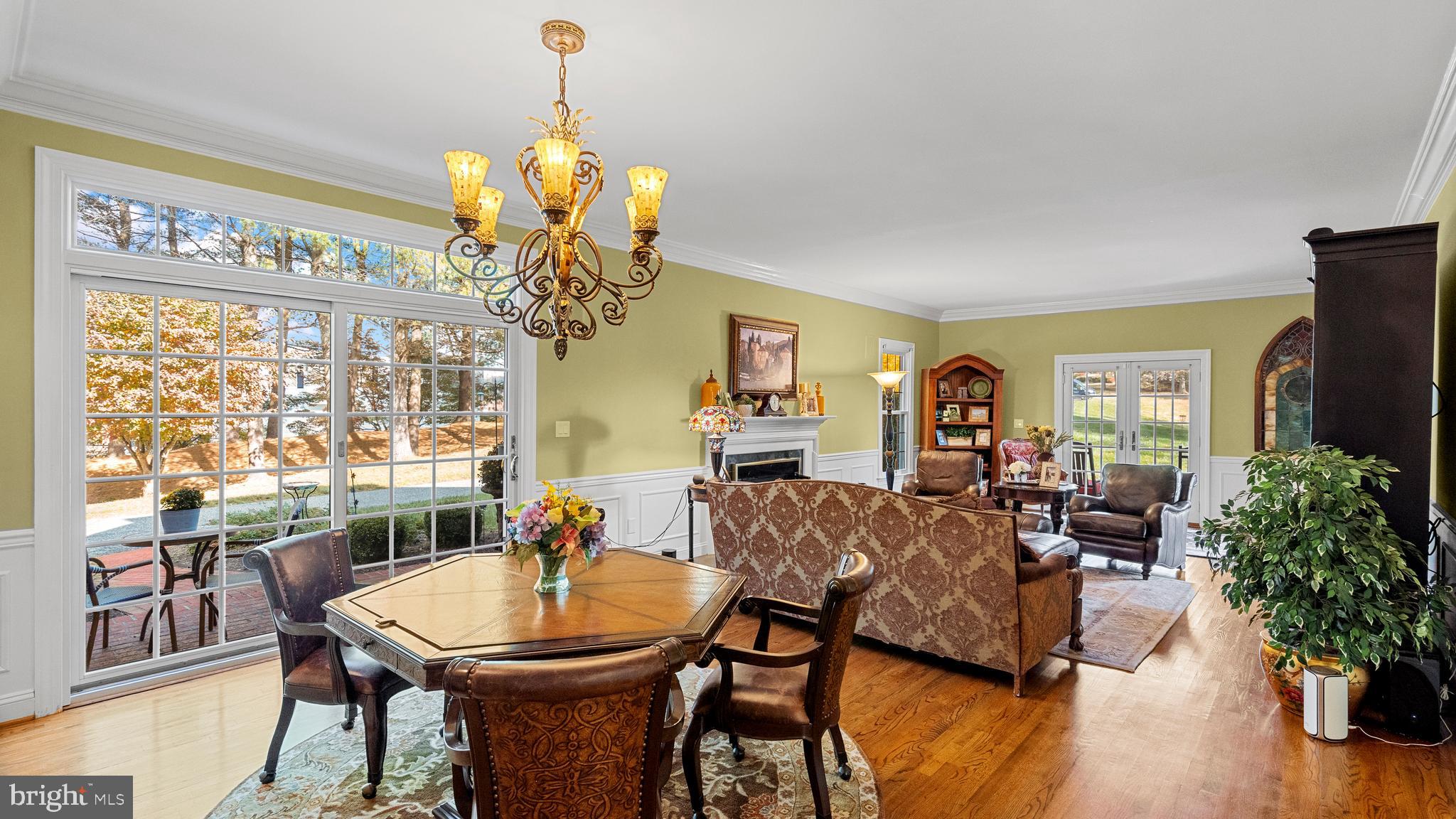 927 Western Road Hunt Valley, MD 21030 - Photo 29 of 80 a view of a dining room with furniture window and wooden floor