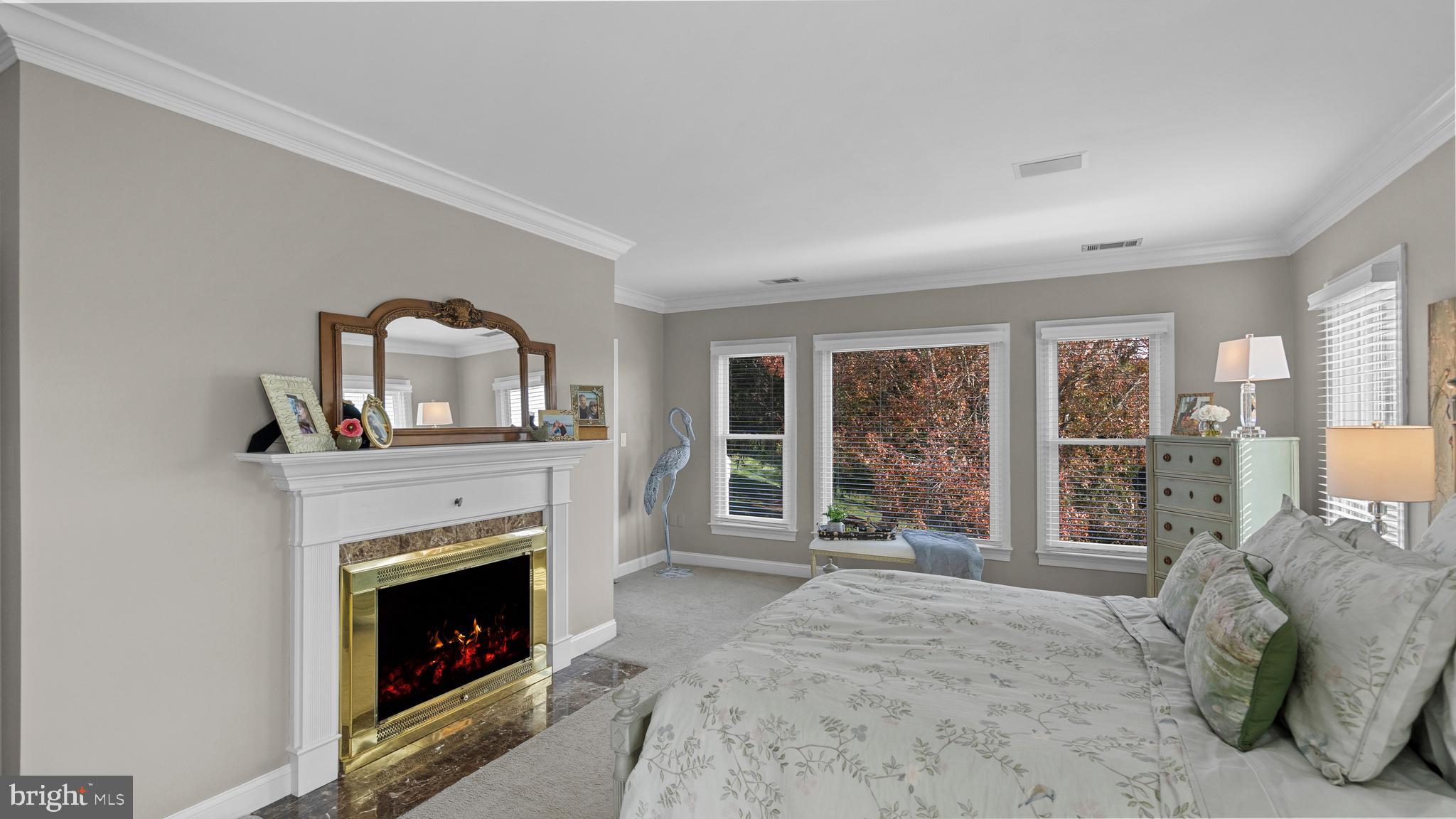 927 Western Road Hunt Valley, MD 21030 - Photo 42 of 80 a living room with furniture and a fireplace