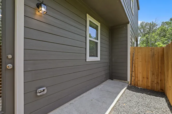 a view of front door and porch