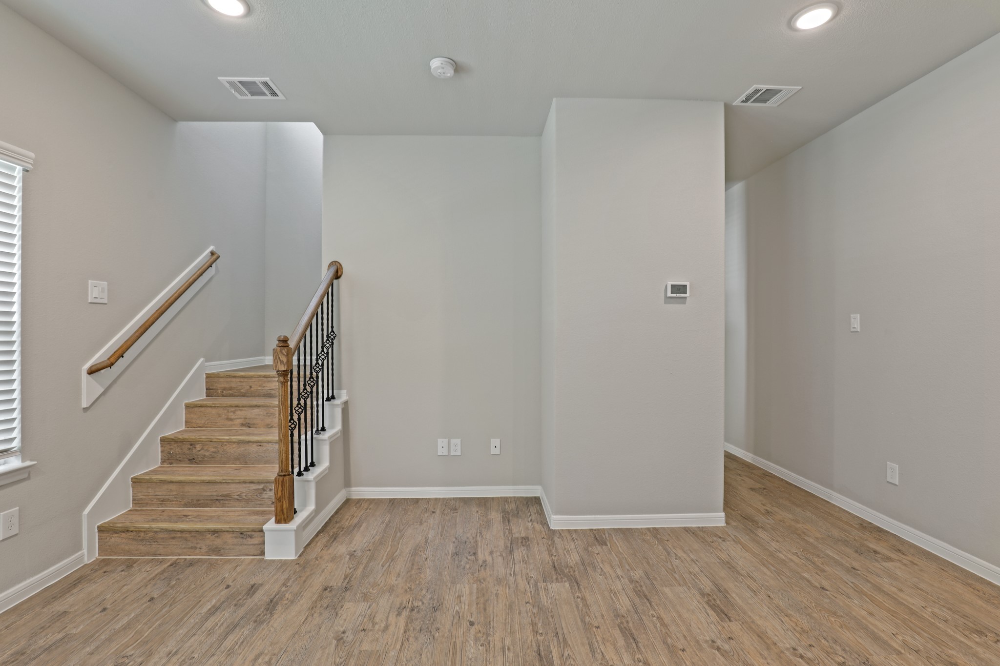 13514 Axel Lane Houston, TX 77047 - Photo 7 of 34 a view of an entryway with wooden floor