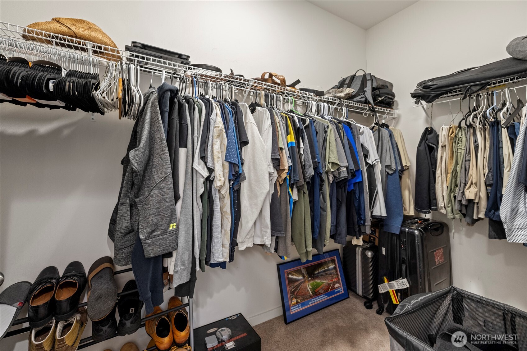 2113 Lancaster Way Ferndale, WA 98248 - Photo 21 of 32 a view of walk in closet with clothes and shoes