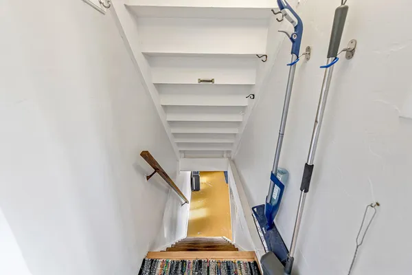 a room with storage and utility