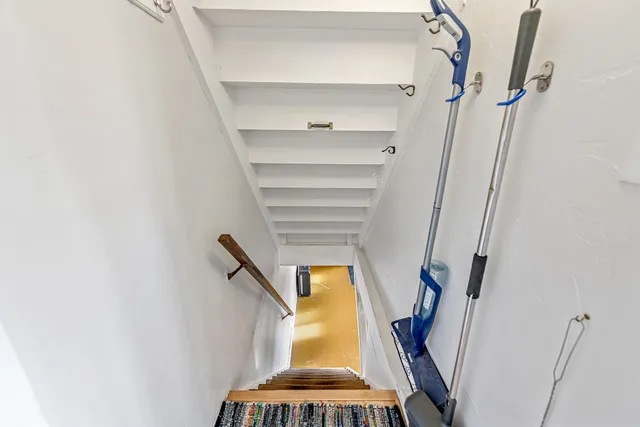 a room with storage and utility