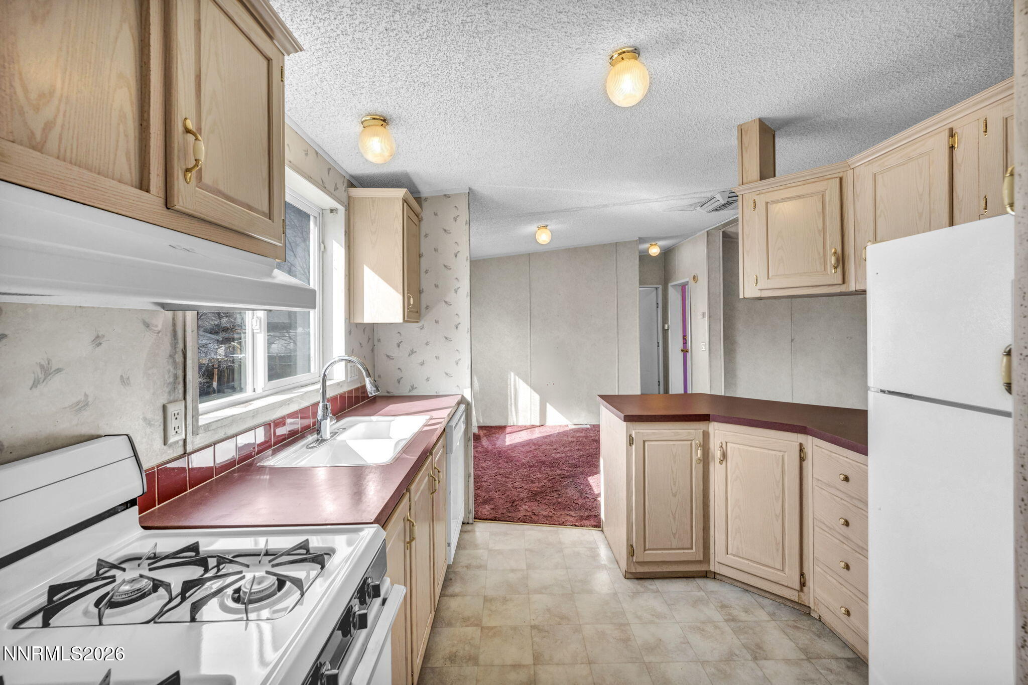 5107 Leon Drive Sun Valley, NV 89433 - Photo 4 of 43 a kitchen with stainless steel appliances granite countertop a sink stove and refrigerator