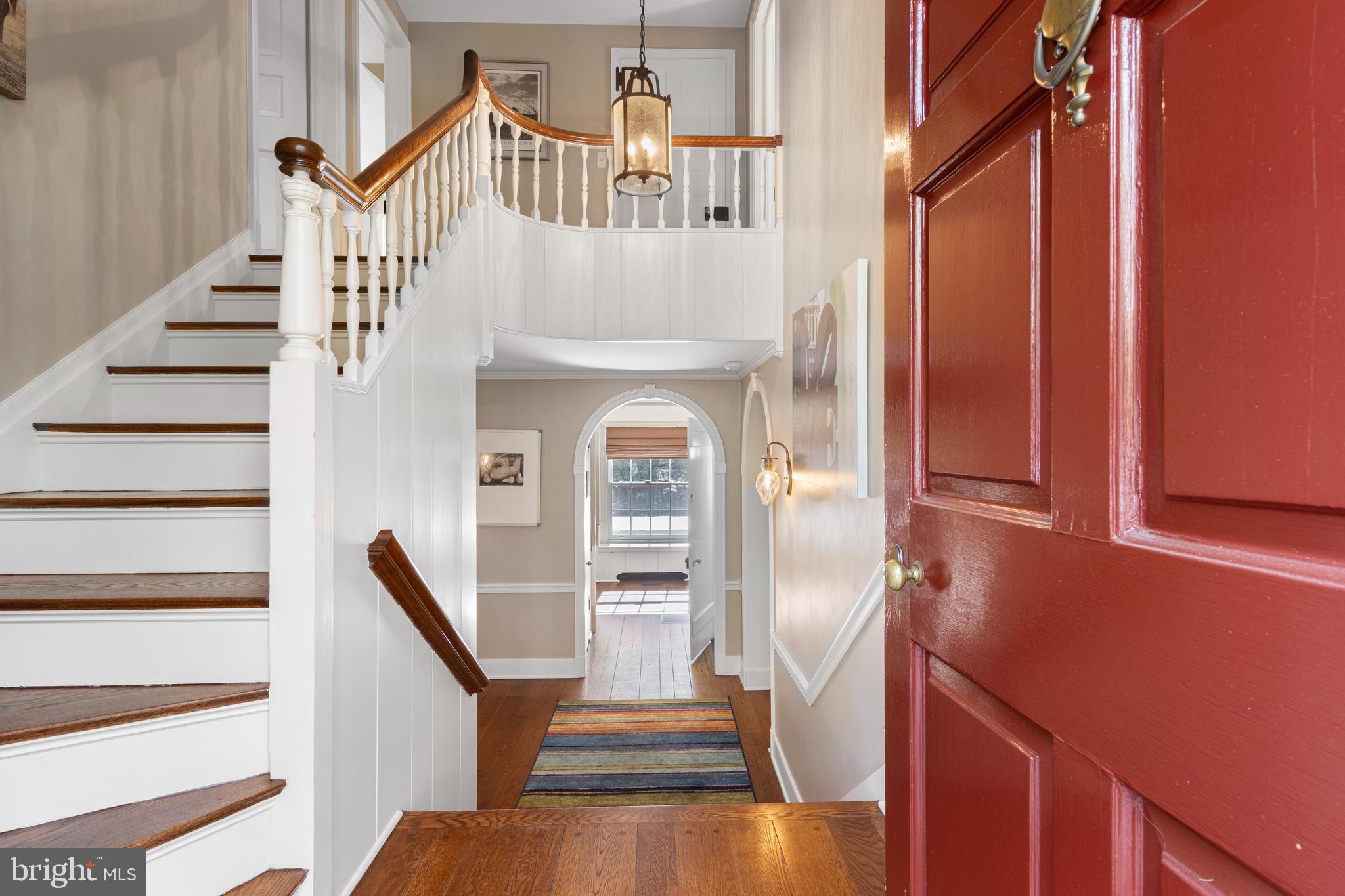 126 Anton Road Wynnewood, PA 19096 - Photo 2 of 52 Gracious Center Entrance Hall