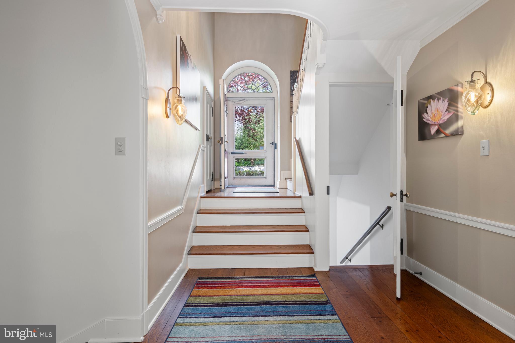 126 Anton Road Wynnewood, PA 19096 - Photo 36 of 52 Main floor hall and basement entrance