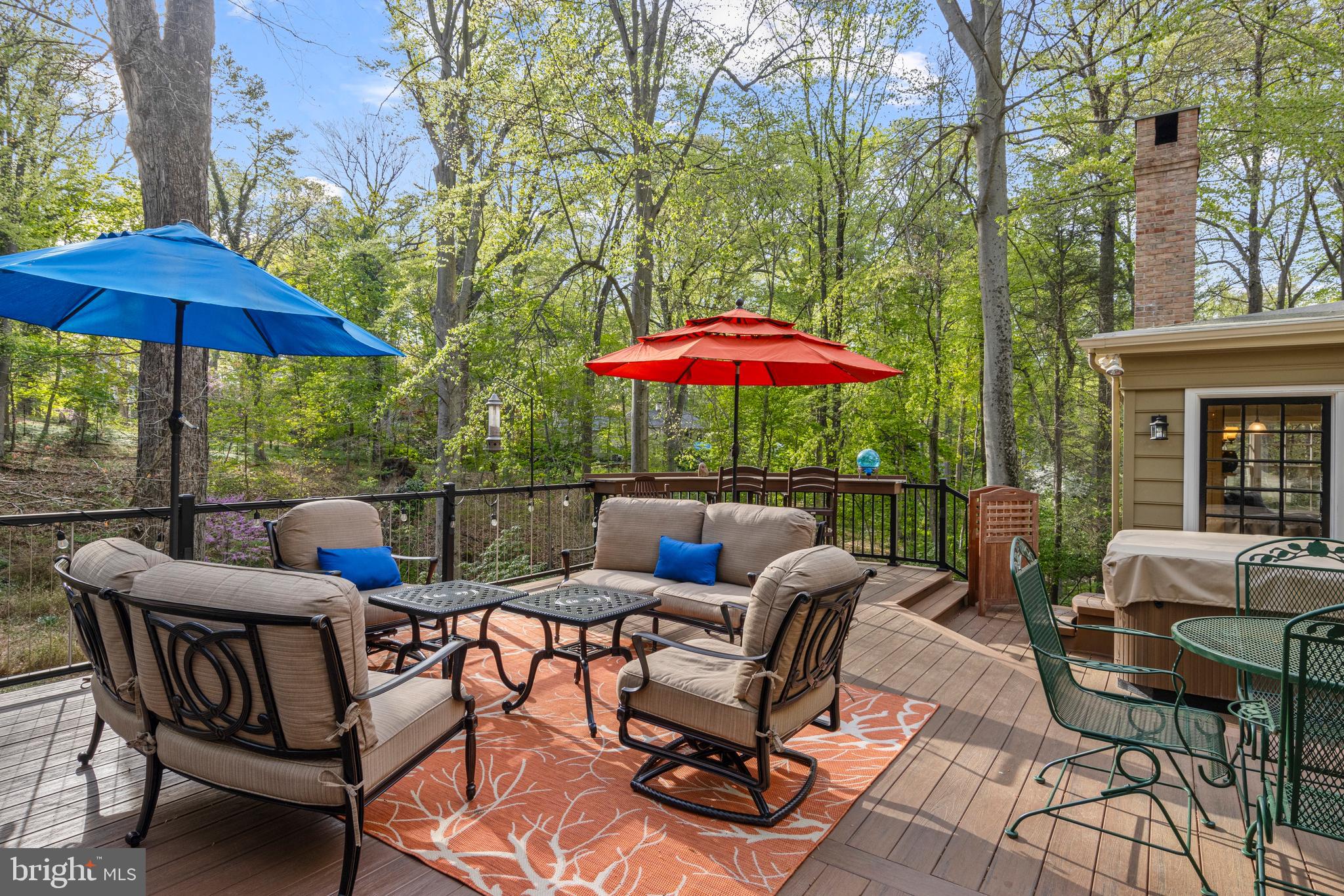 126 Anton Road Wynnewood, PA 19096 - Photo 42 of 52 Deck has barstool seating area & jetted tub