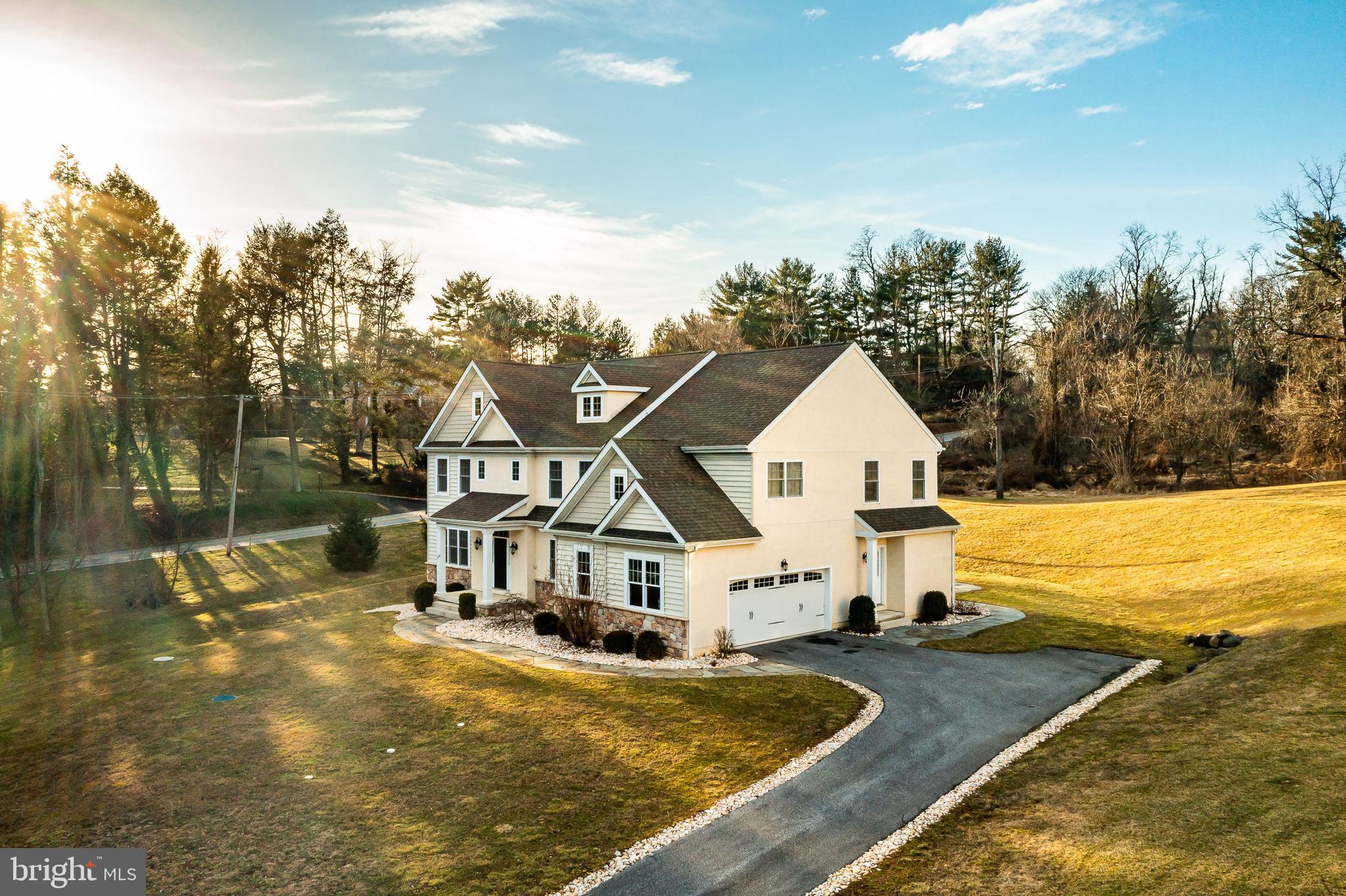 229 Valley Road Media, PA 19063 - Photo 48 of 54 Aerial side view