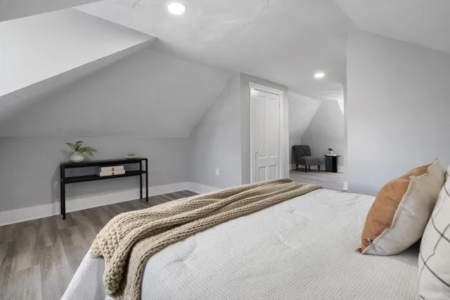 a view of livingroom with furniture and wooden floor