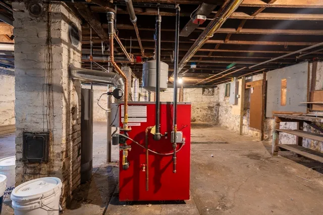 a view of storage and utility room