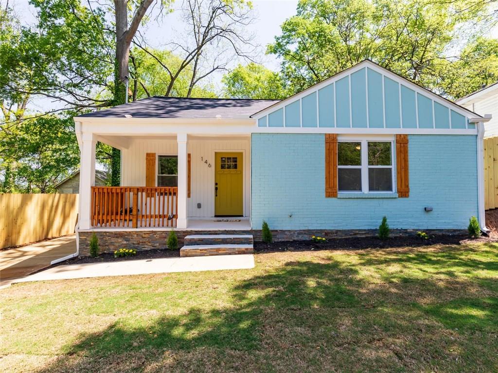 146 Racine Street Southwest Atlanta, GA 30314 - Photo 1 of 1 Welcome to 146 Racine St! The front porch is inviting and cozy. From the house, you are steps away from Mozley Park, close to the Beltline, and convenient to highways and Mercedes Benz stadium.