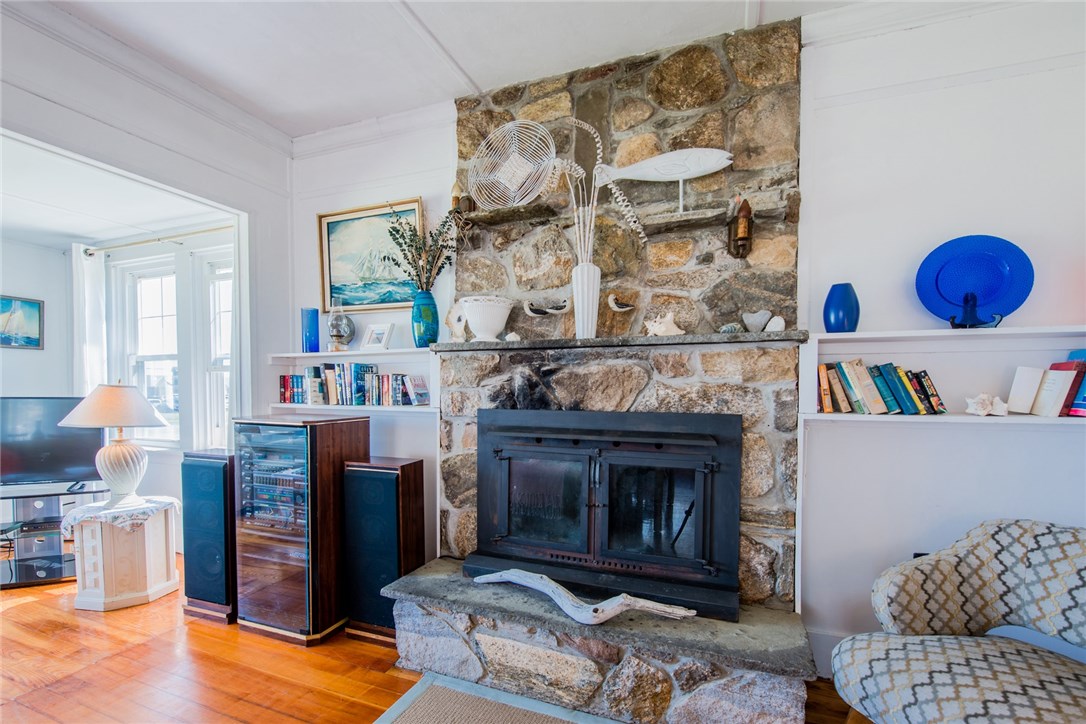 2 Elizabeth Road Narragansett, RI 02882 - Photo 11 of 38 Wood Burning Fireplace