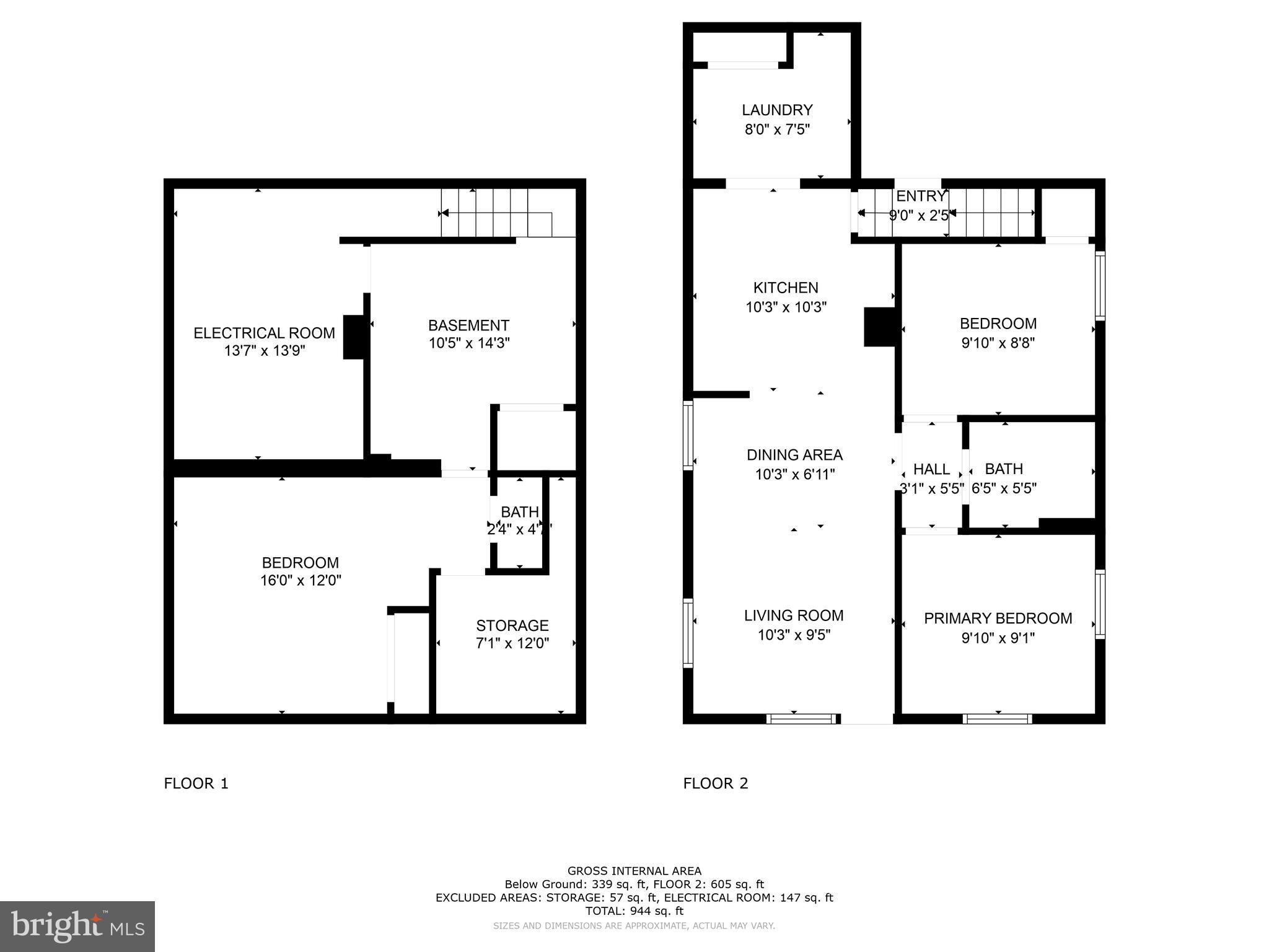 13 Ritters Lane Owings Mills, MD 21117 - Photo 41 of 43 1st Floor & LL Plan