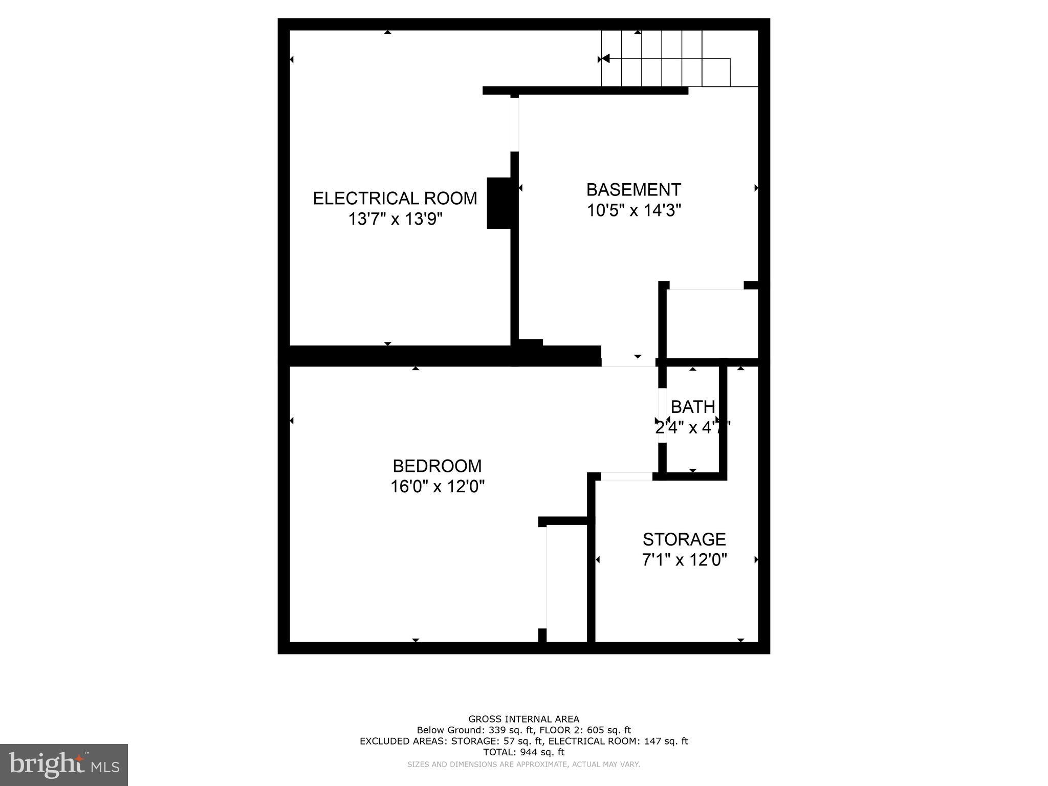 13 Ritters Lane Owings Mills, MD 21117 - Photo 43 of 43 Lower Level Floor Plan