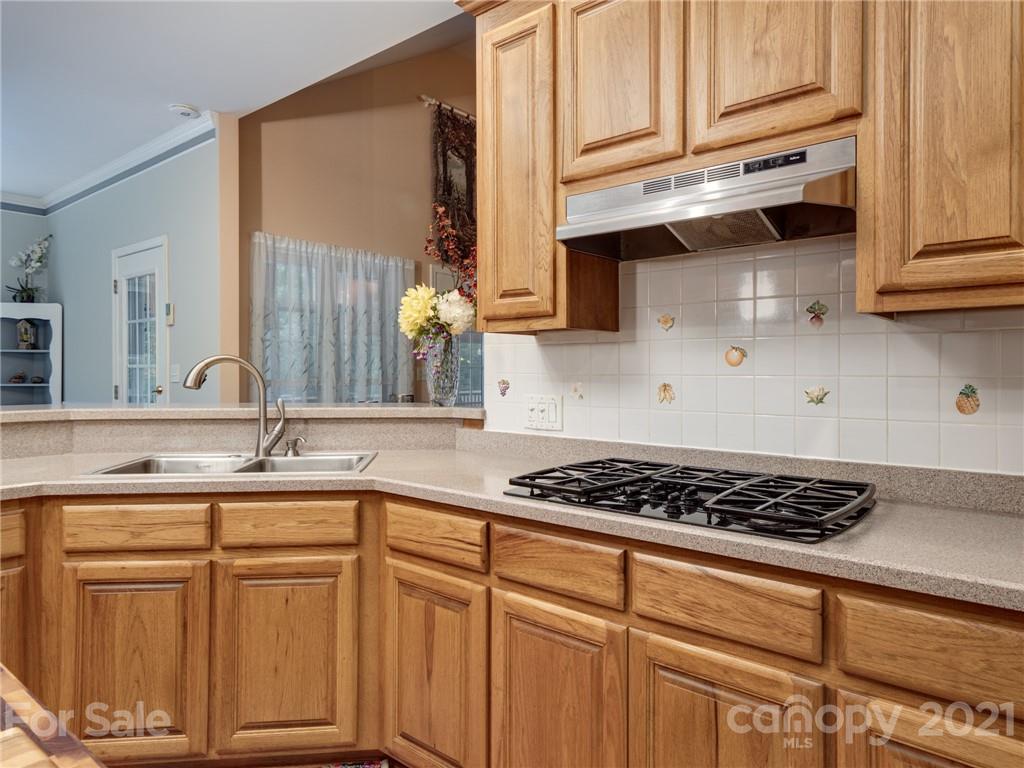 9141 Sunrise Meadow Road Fort Mill, SC 29715 - Photo 18 of 45 a kitchen with stainless steel appliances granite countertop a sink stove and cabinets