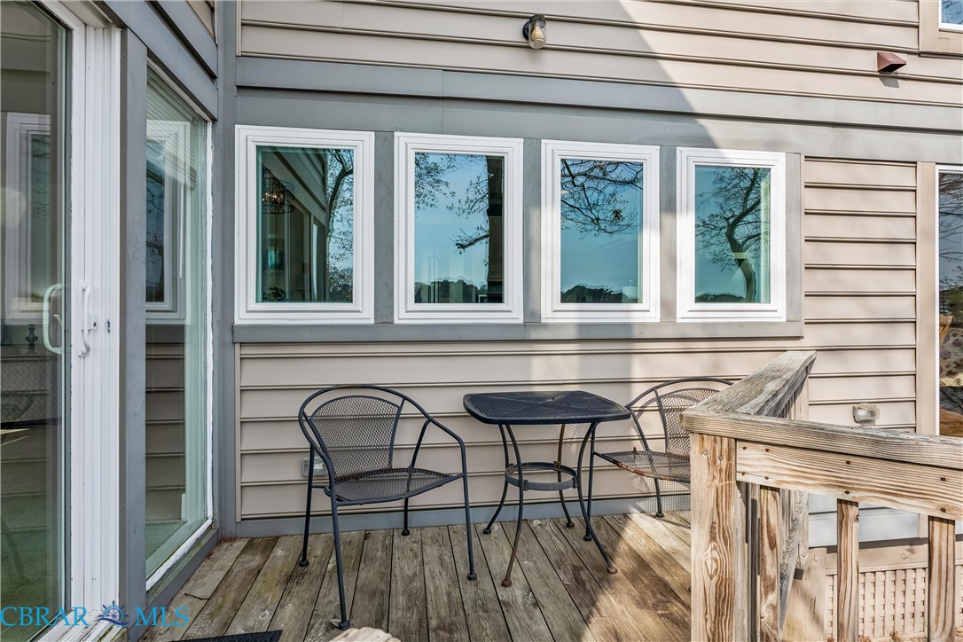 172 Sturgeon Creek Road Deltaville, VA 23043 - Photo 12 of 50 View of wooden deck