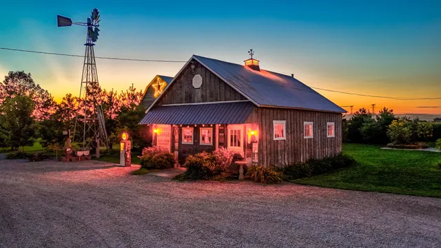 a view of swimming pool outdoor seating and city view