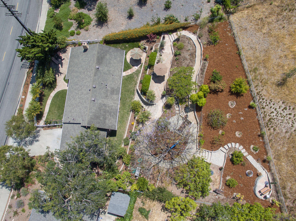 511 Fellowship Road Santa Barbara, CA 93109 - Photo 24 of 24 an aerial view of a house with a yard and a large tree