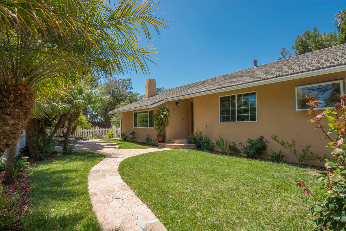 511 Fellowship Road Santa Barbara, CA 93109 - Photo 3 of 24 a front view of a house with garden