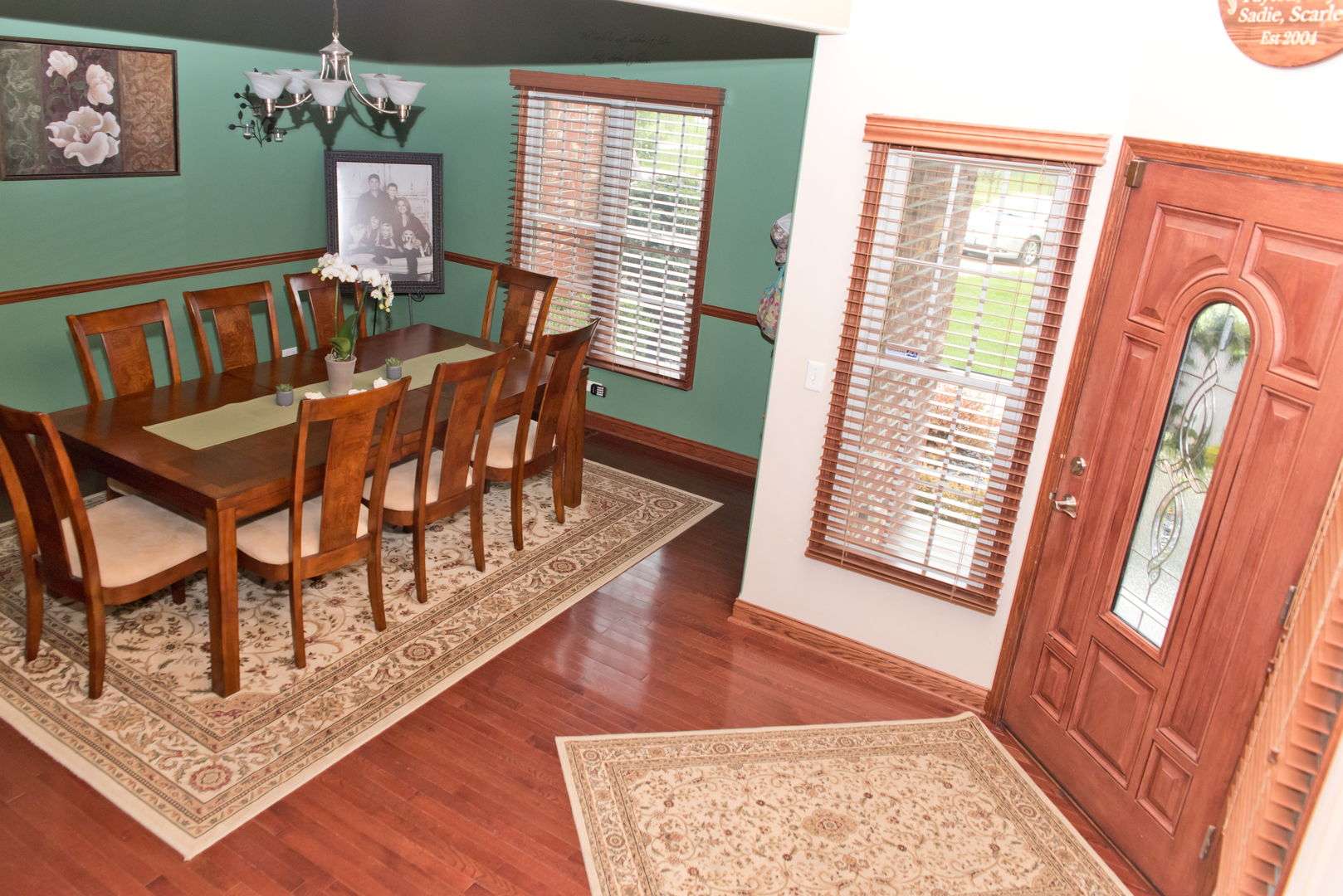 3773 Spring Run Lane Morris, IL 60450 - Photo 5 of 49 a view of a dining room with furniture window and wooden floor