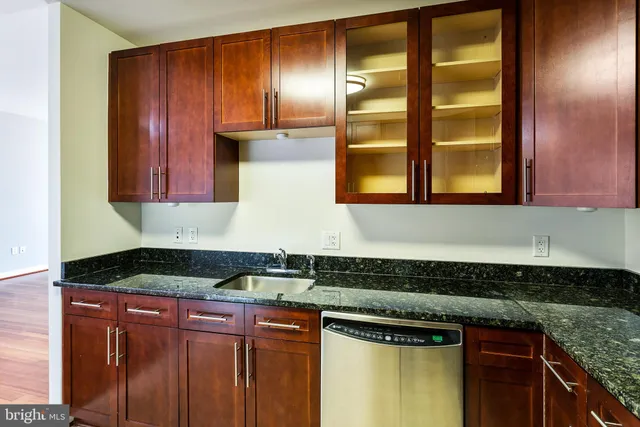 a view of wooden door