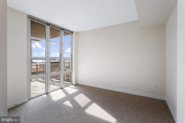 a view of wooden door