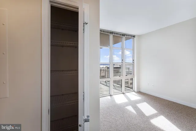 a view of walk in closet