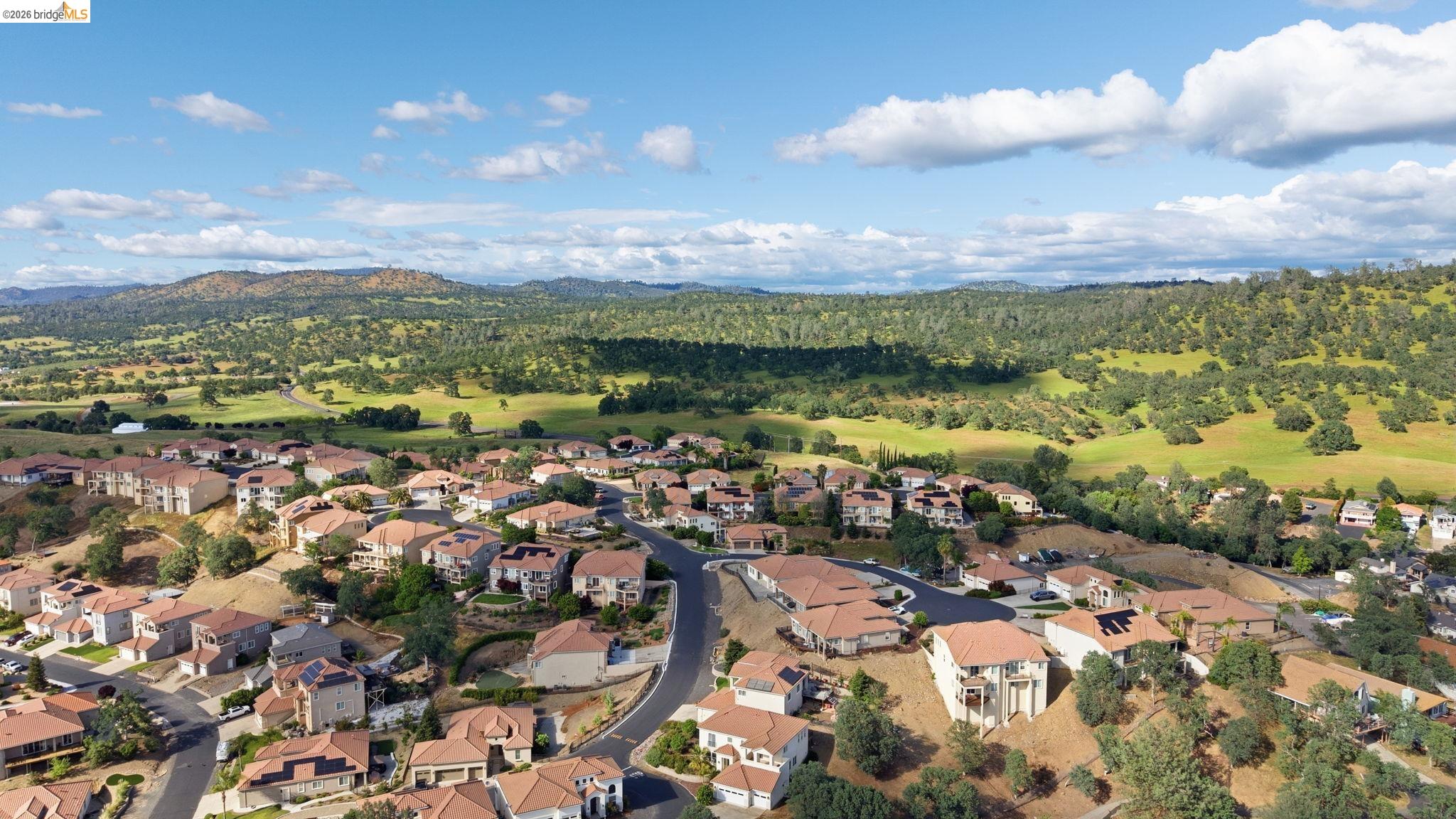 32 Apollo Lane Copperopolis, CA 95228 - Photo 55 of 58 Aerial view of residential area featuring mountains