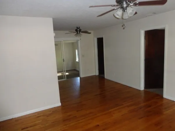 wooden floor in an empty room