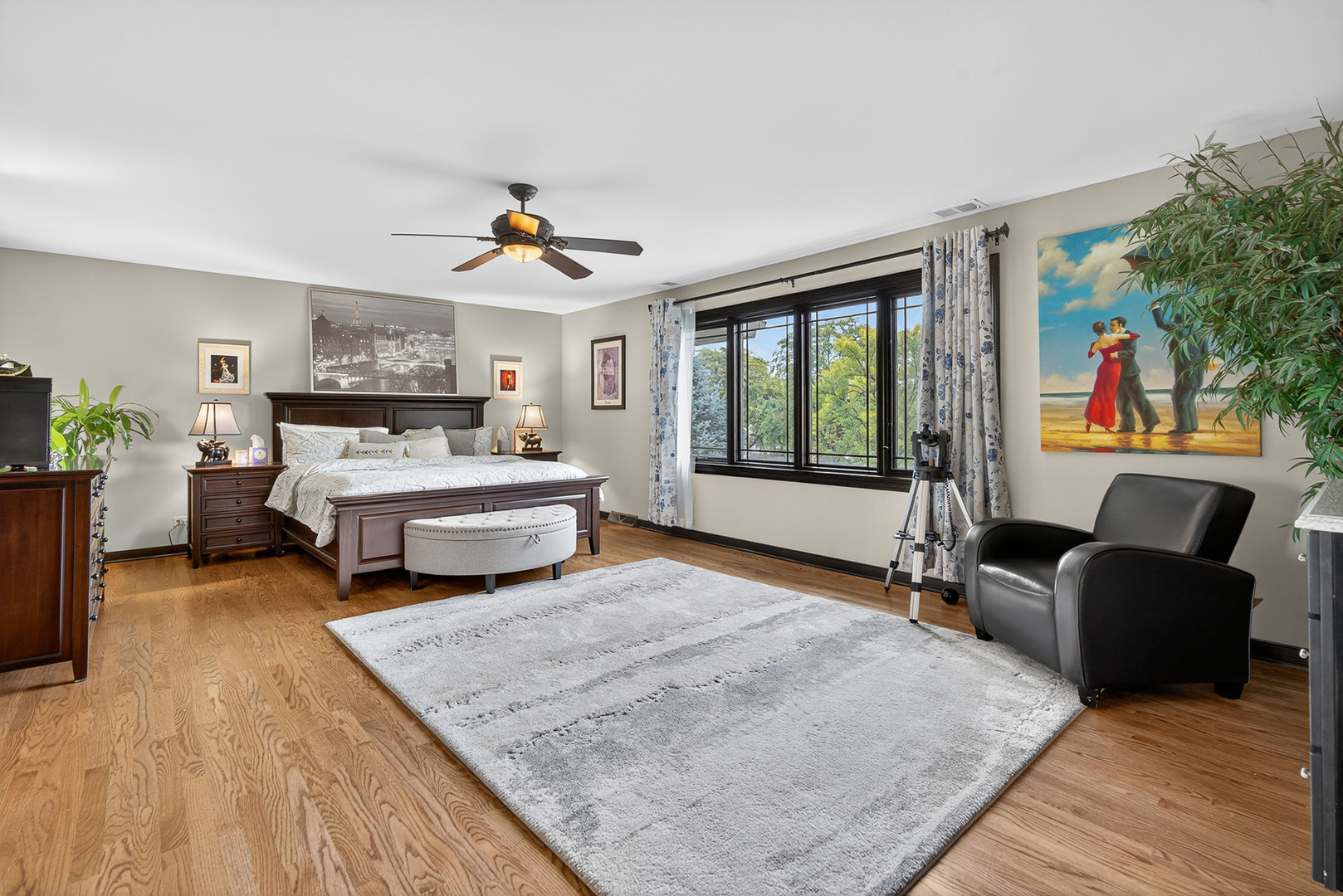 1886 West Clover Drive Inverness, IL 60067 - Photo 17 of 45 a living room with furniture and a fireplace