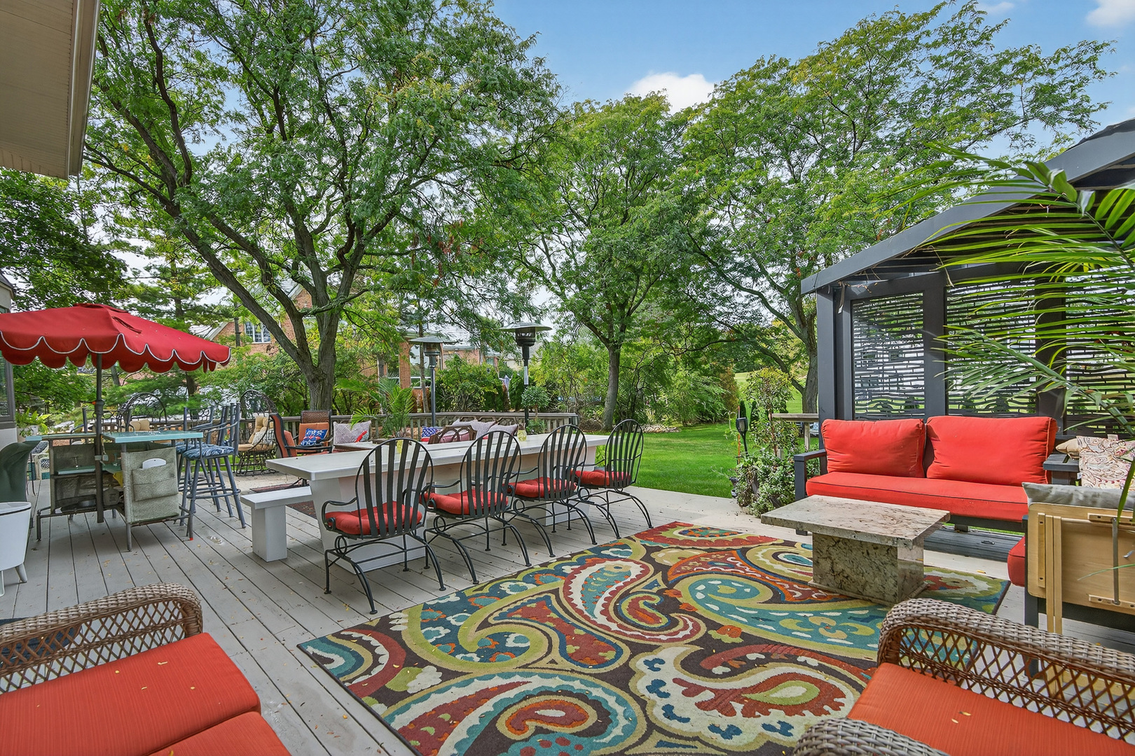 1886 West Clover Drive Inverness, IL 60067 - Photo 35 of 45 an outdoor space with patio lots of furniture