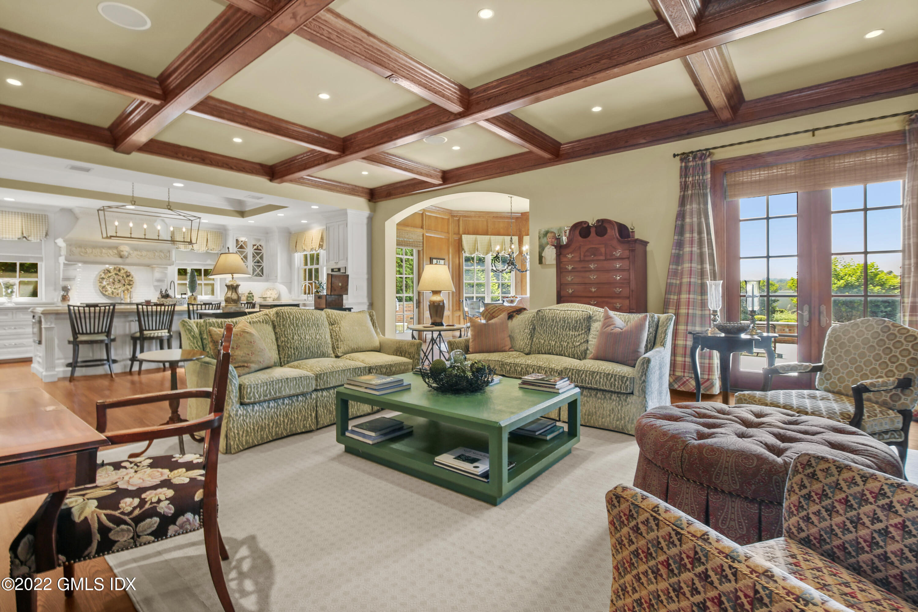 62 Ridge Street Greenwich, CT 06830 - Photo 14 of 40 a living room with furniture and a large window