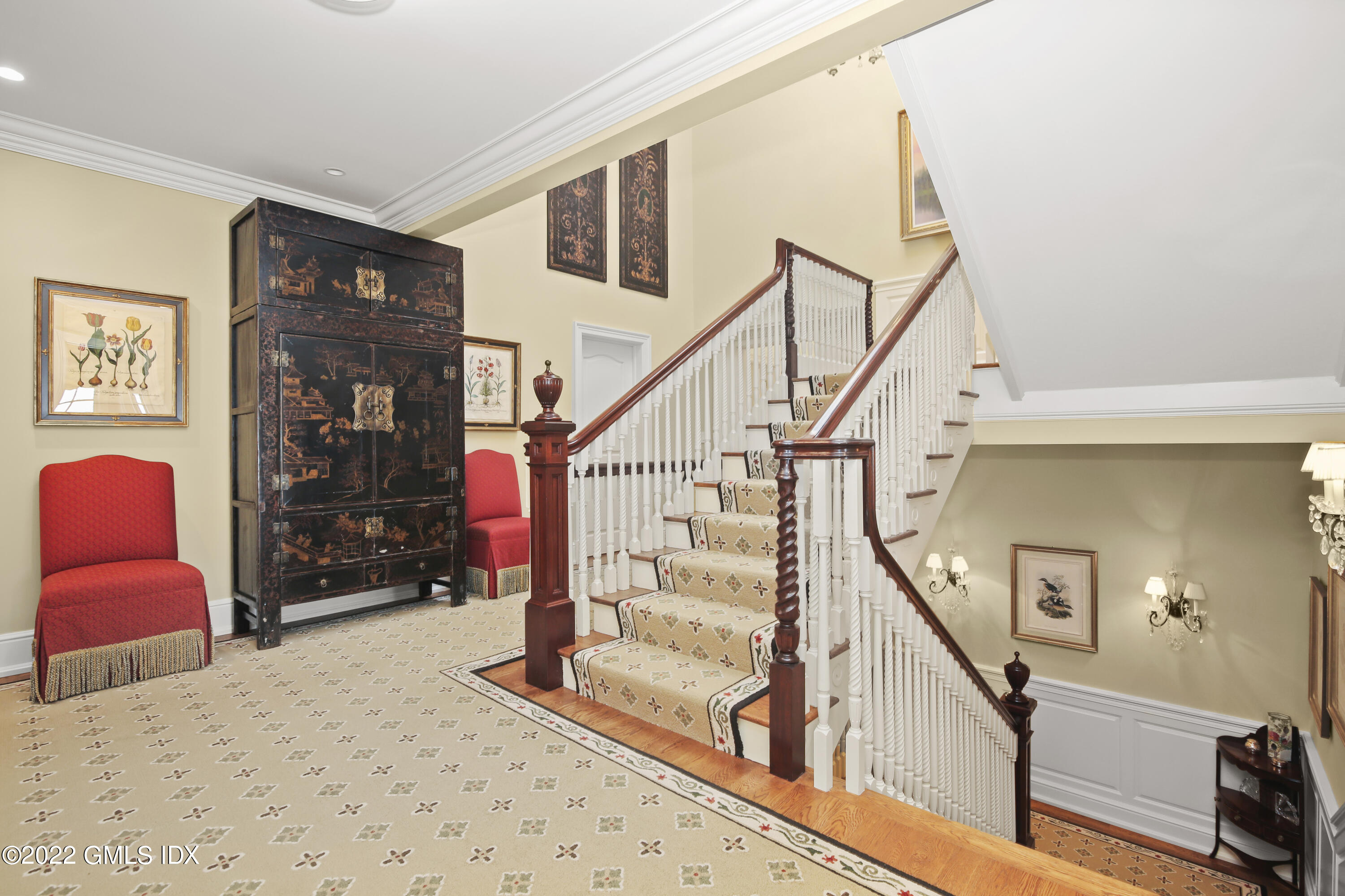 62 Ridge Street Greenwich, CT 06830 - Photo 18 of 40 a view of entryway bedroom and hall with wooden floor