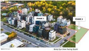 a view of a building entrance