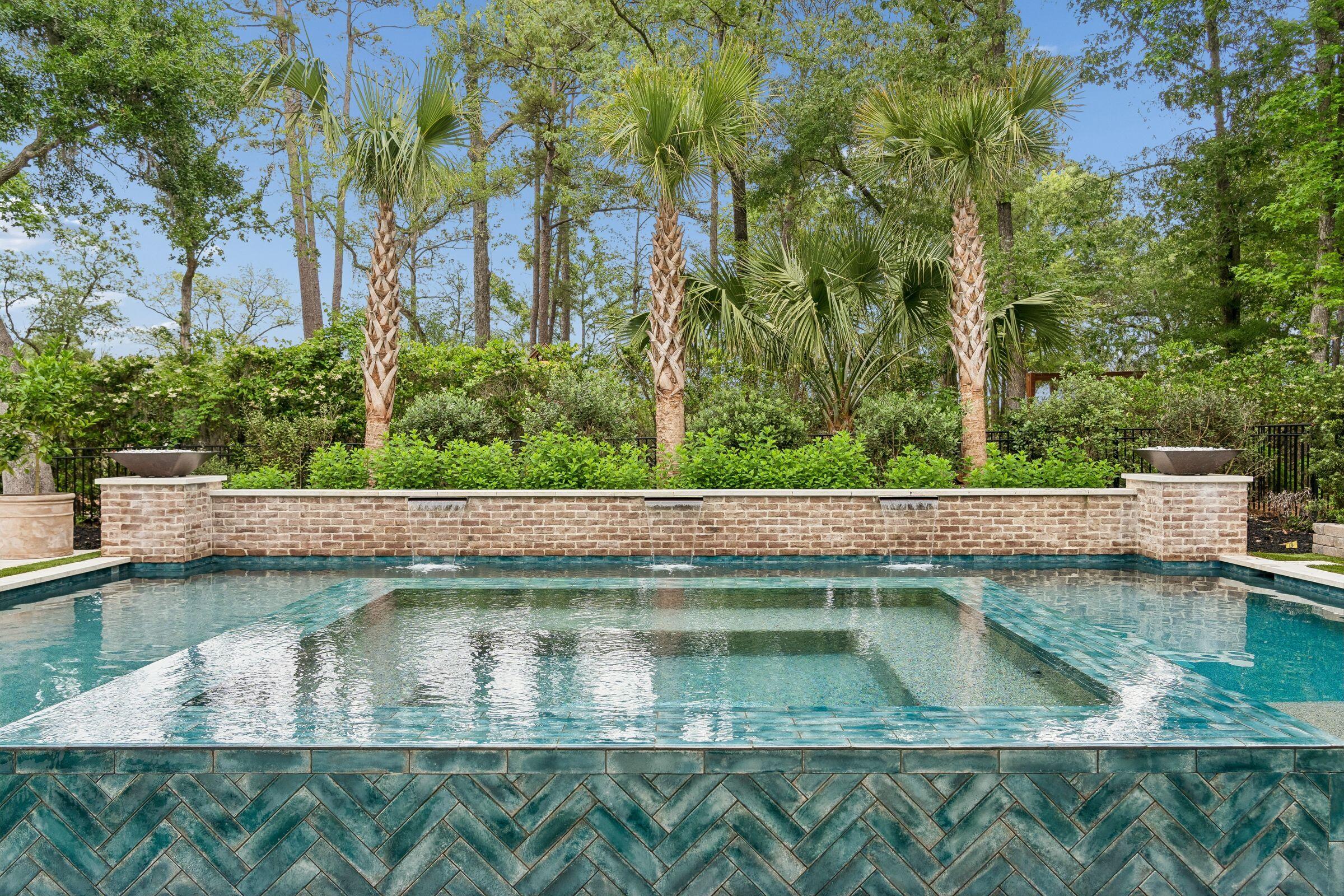 3556 Henrietta Hartford Road Mount Pleasant, SC 29466 - Photo 37 of 75 Custom Brick Wall with Waterfalls