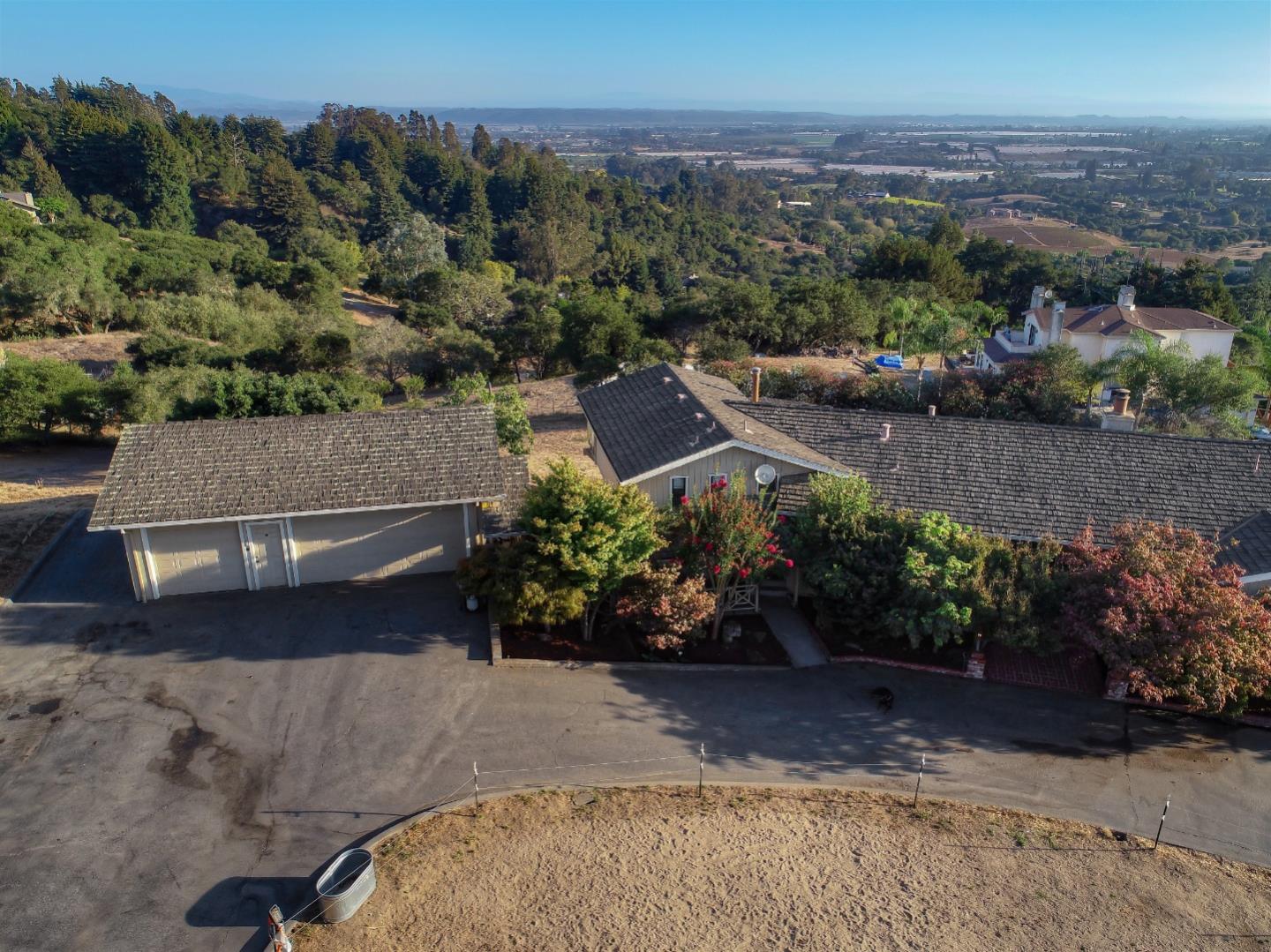 990 Smith Road Watsonville, CA 95076 - Photo 49 of 63 an aerial view of a house with a garden