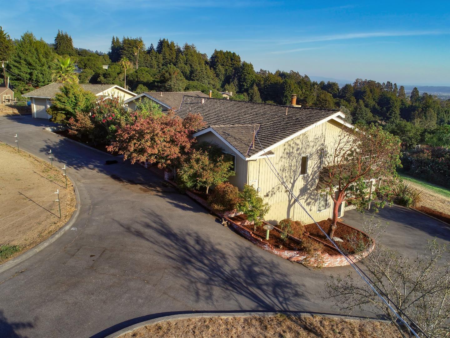 990 Smith Road Watsonville, CA 95076 - Photo 51 of 63 an aerial view of a house with a yard basket ball court and outdoor seating