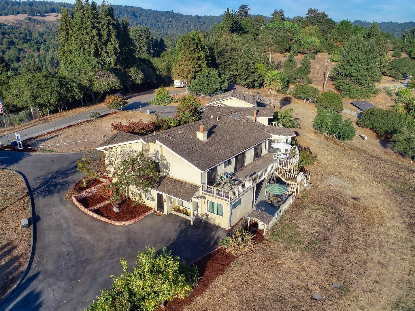 990 Smith Road Watsonville, CA 95076 - Photo 53 of 63 an aerial view of a house with garden space and street view