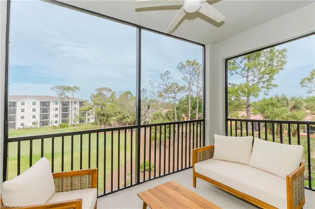 a view of a city from a balcony