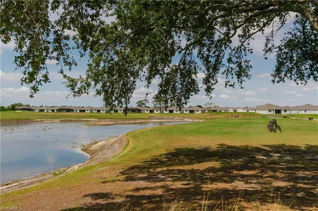 a view of a golf course