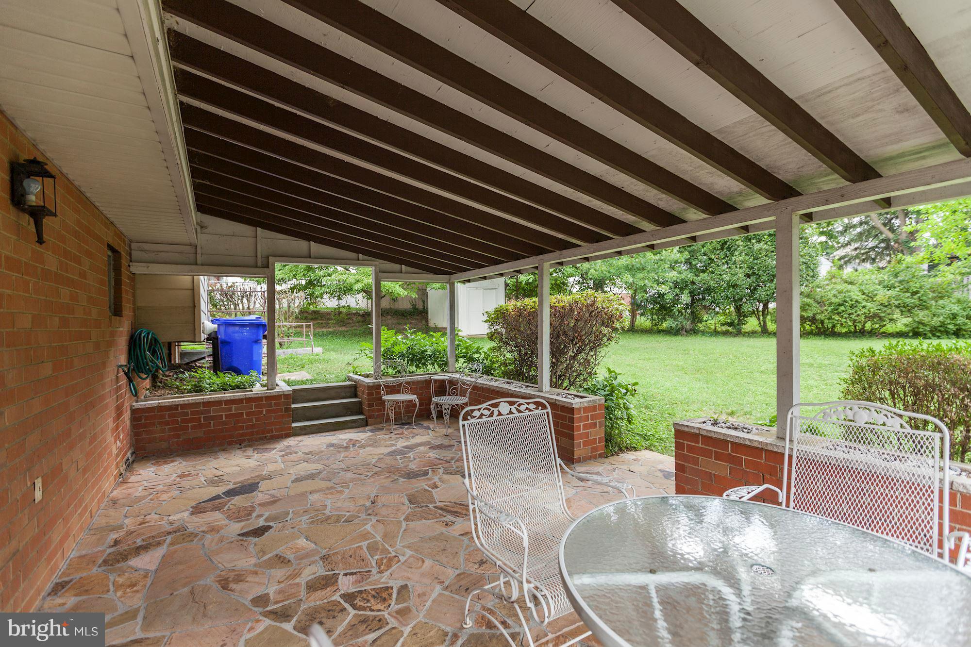 12121 Kerwood Road Silver Spring, MD 20904 - Photo 30 of 30 Covered Patio with View