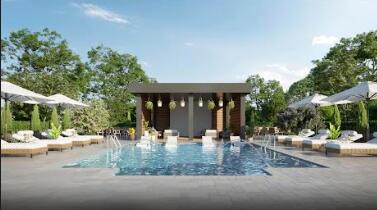 13063 Highway 98, Unit LOT 5 Inlet Beach, FL 32461 - Photo 5 of 14 a view of a patio with swimming pool table and chairs