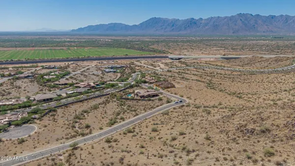 a view of an outdoor space and mountain view