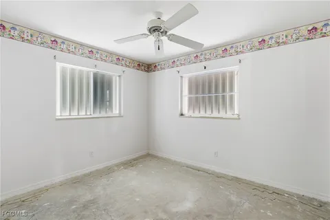 a view of a chandelier fan