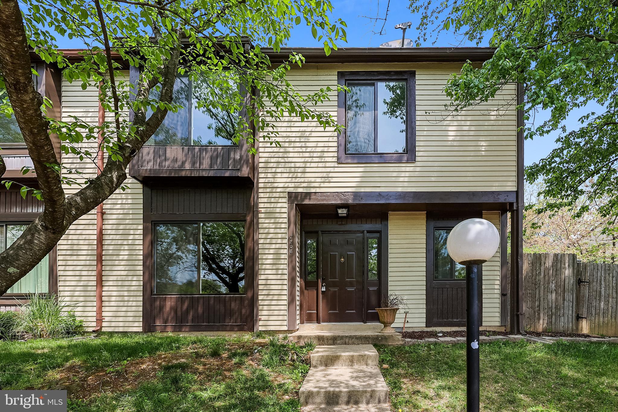 end unit newly painted in and out