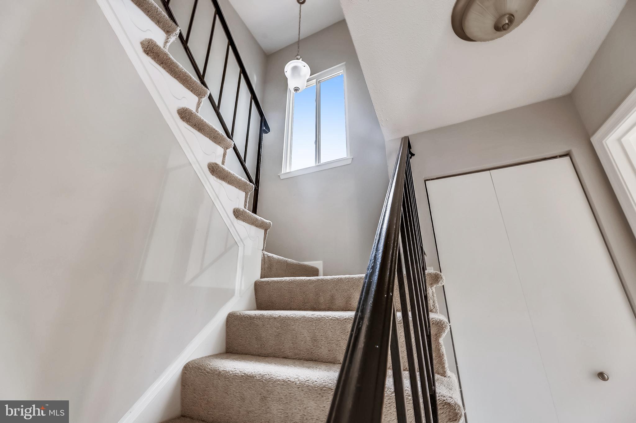 7206 Split Rail Lane Laurel, MD 20707 - Photo 18 of 37 stair way to bedrooms