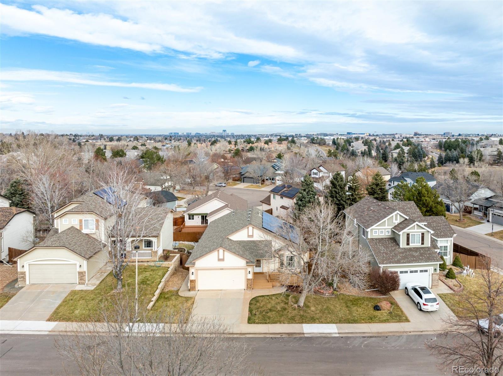 9488 Brook Lane Lone Tree, CO 80124 - Photo 45 of 49 an aerial view of residential houses with outdoor space
